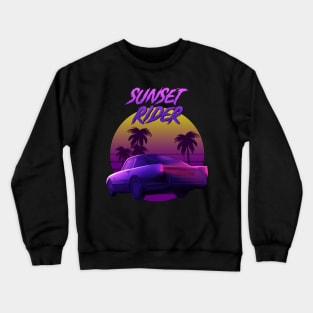 sunset rider Crewneck Sweatshirt